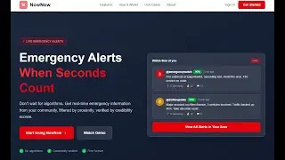 NowNow MVP Demo - Building Real-Time Emergency Alerts for Nigeria | Live Walkthrough