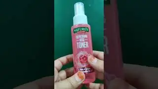 Nature's essence refreshing rose toner | dewy glow ✨| @prettysaheba