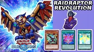 RAIDRAPTOR REVOLUTION DECK DUEL LINKS RANKED DUEL & DECKLIST [YU-GI-OH! DUEL LINKS]