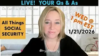 LIVESTREAM -  Social Security Disability Q & A Lunch Hour - Wed., 1 PM EST 1/21/2026