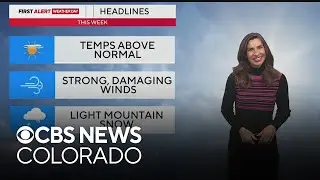 Colorado Weather: Strong Winds For The Foothills and Light Mountain Snow