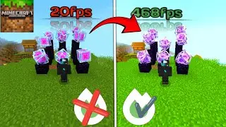 Sodium in minecraft pocket edition 🤯 no lag unlimited fps 