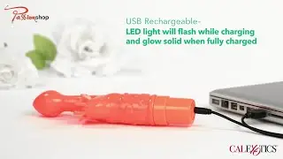 Butterfly Kiss Rechargeable Orange | CalExotics Relaxing Massager Demo