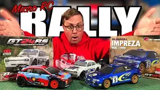 AWESOME Micro RC Rally Cars! 8000kv Brushless! Carisma GT24