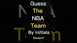 Guess the NBA team by initials🤔 #viral #shorts #hoops4life