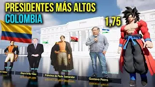 Comparación de la ALTURA de los PRESIDENTES de Colombia 😱