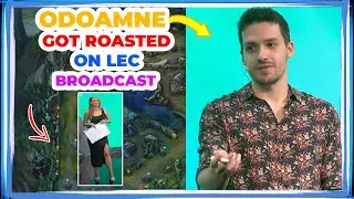 ODOAMNE got ROASTED on LEC Broadcast 👀 ft. SJOKZ