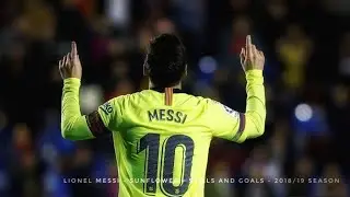 Lionel Messi | Sunflower | Skills and Goals | 2018/19 Season