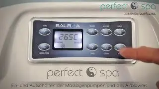 Perfect Spa - Anleitung zum Bedienpaneel Balboa VL801D
