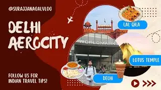 Delhi Aerocity Vlog ✨ | Luxury Area Near Airport | Cafes, Hotels & Night View
