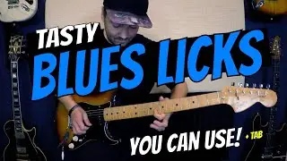 Tasty Slow Blues Guitar Licks (EASY) // Wednesday Warm-up 🔥