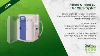 Adrona Water Purification Systems for your Laboratory Needs | Graintec Scientific