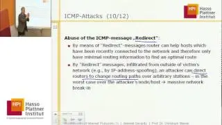 Internet Security 2012/2013 - 09 - Weaknesses of Internet Protocols (1)