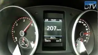 2012 Golf 6 GTD - 0-220 km/h acceleration (1080p FULL HD)