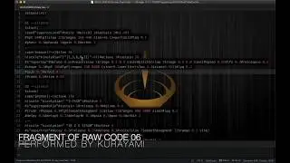 Fragment of Raw Code 06 [Tidalcycles livecoding]