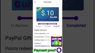 Current rewards app payment proof PayPal balance | How To Get Free Diamond 2024 | #currentrewardapp
