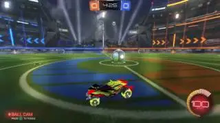 In-Motion Saffron Exotic Turbine Wheel From Overdrive Crate, Crimson Mantis, 20xx Rocket League&reg;