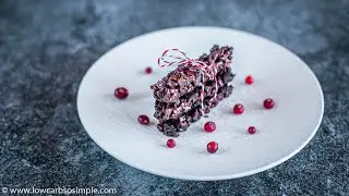 Easy 5-Ingredient No-Bake Keto Collagen Chocolate Cranberry Nut Bars