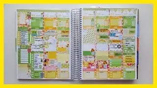 Plan With Me: August 24 - 30 - August Kits & Sunflowers