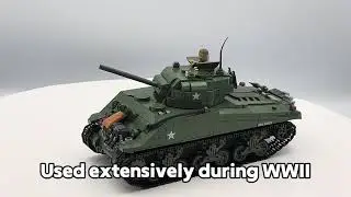 Take a look at this M4A3 Sherman tank model by COBI.
