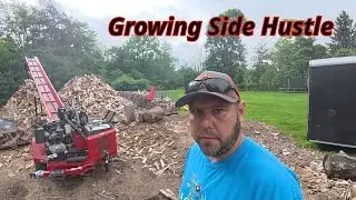 Clean Up with Bobcat MT100 & Splitting Firewood with the Wolfe Ridge 35 SHO