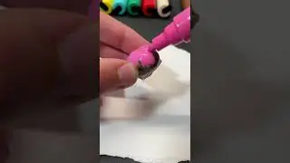 Drawing on a SNAIL With Posca Markers! Wait till the END&hellip;😳🐌#shorts