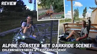 Alpine Coaster Met Darkride! & Zeldzame Coaster Credit Halen! | Bocksberg & Tierpark Essehof 2025