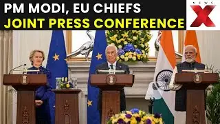 India-EU PC LIVE: PM Modi, Ursula von der Leyen & Antonio Costa Joint Press | Delhi LIVE
