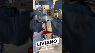 Liviano Ultra Lightweight Rollator - Just 12 lbs & Travel-Ready!