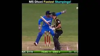 Fastest Stumpings by MS Dhoni! #cricketshorts