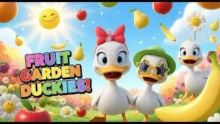 Fruit Garden Duckies 🌞🍎 | A Sunny and Sweet Adventure for Kids! #HealthyEatingForKids #KidsStories