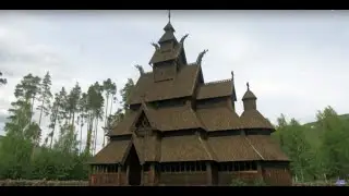 Stabkirche Gol in Norwegen  ( Norge Norway )