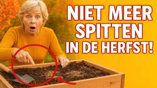 NIET MEER SPITTEN IN DE HERFST! 🤫 De geheime truc: je moestuinbed winterklaar maken in 15 minuten.
