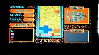Minimig UnAMIGA AGA V5 - SideWINDER - TETRIS by Mirrosoft #retro #gaming #fpga #commodore