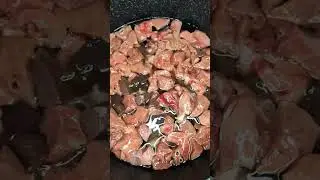 Quzu İ&ccedil;i Ciyər Qovurması | Lamb Liver Lungs Recipe