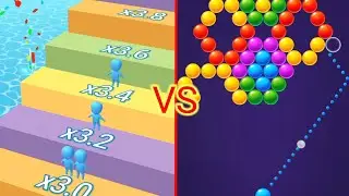 Count Master Game VS Bubble Shooter Game 🎯