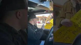 OFFERING A HOMELESS MAN A JOB HOLDING A SIGN #homeless #viral #video #job #work