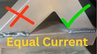 Perfect 2G Welding on Thin Square Tube || Achieve Equal Current for Smooth Weld Beads