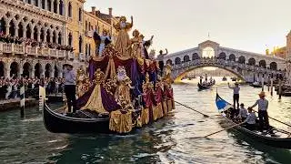Venice Carnival 2026 Opening Parade 🎭🔥 | Grand Canal Water Spectacle