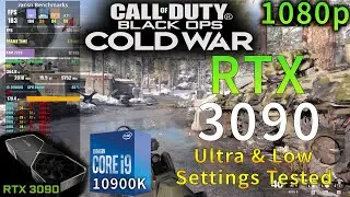 Call of Duty: Black Ops Cold War | RTX 3090 | i9 10900K 5.2GHz | Ultra & Low Settings | 1080p
