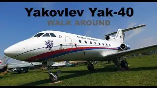 Yakovlev Yak-40 | walk around | 4K | Aviation Museum Kunovice 2021