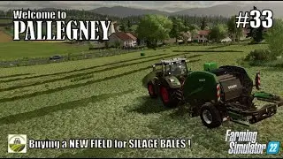 A NEW FIELD for SILAGE BALES & Harvesting TRITICALE & WHEAT | #33 PALLEGNEY | FS22 | PlayStation 5