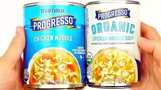 How Many Pieces of Chicken in Progresso Chicken Noodle Soup Traditional vs Organic