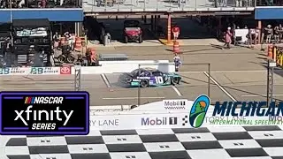 Daniel Dye and Others Crash | 2024 Cabo Wabo 250 at Michigan