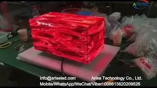 Circular curve LED display square column right angle LED display Curved Flexible Customized LED Disp