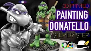 Картина Донателло из TMNT — 3D-печатная статуя от INSPYR3D