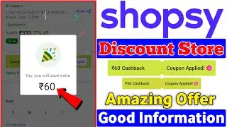 Shopsy Rs50-Rs60 New Shopping Offers | Shopsy New Offers Today | Shopsy Coupons Offers Today