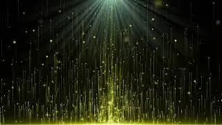 4K ultra clear and beautiful golden particle awards party stage background