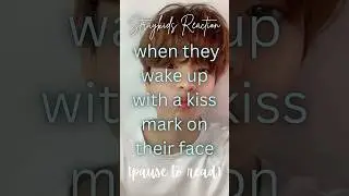 [Straykids Reaction] when they wake up with a kiss mark on their face 💋😘 #skz #skzff