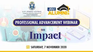 Professional Advancement Webinar on Impact for JGU Alumni